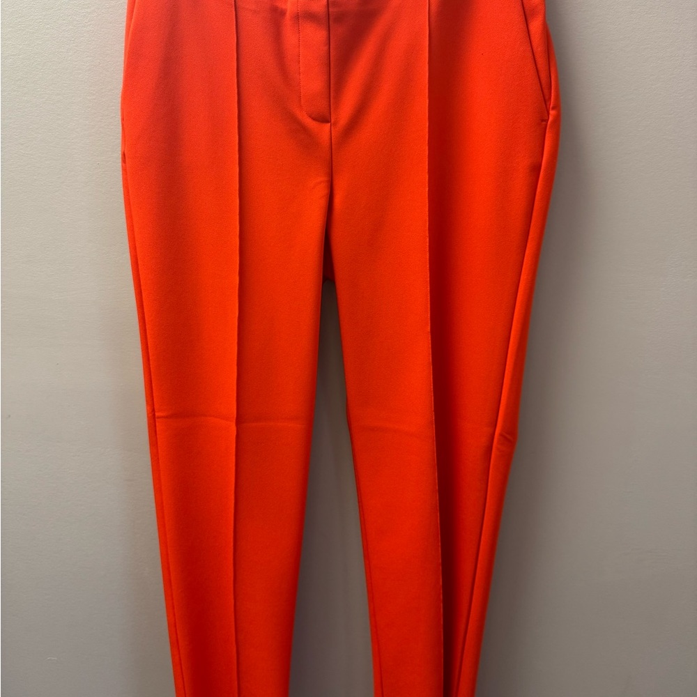 Rachel Zoe Vibrant Orange Cropped Pants